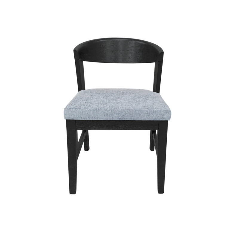 Cove Wood Back Chairs, Vintage Black, Black