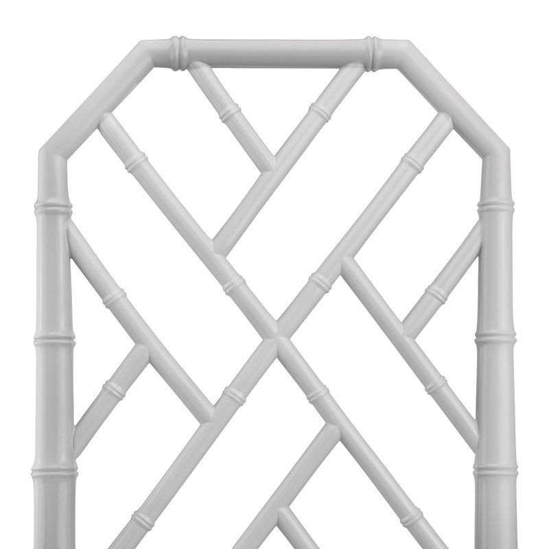 Jardin Linen Side Chair, Gray