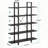 Five-Tier Vintage Industrial Bookshelf Storage Unit-468178894