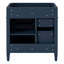 Meuble-lavabo de salle de bain 29,3 po sans lavabo supérieur, armoire de rangement moderne avec 2 tiroirs et un tiroir rabattable-116262971