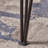 Vikesha Acacia Solid Wood Top Metal Base Dining Table
