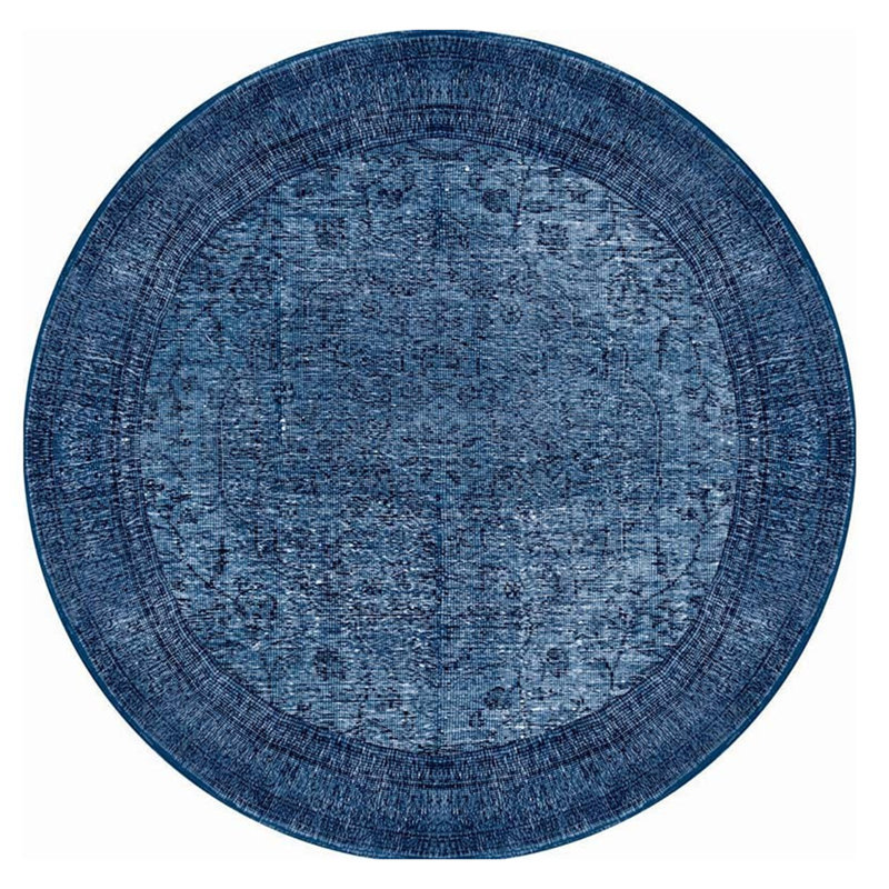 Premium 5 ft Round Carpet, 100% Polyester, 1850 g/m², Pile Height: 0.2 in | Recycled Poly Cotton Underside, Machine Washable at 30°C | Soft, Durable & Eco-Friendly Area Rug for Living Room or Bedroom