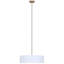 Lustre cylindrique contemporain à 3 lumières Anistyn, blanc mat-268285118