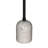 Letitia Iron Top End Table