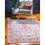 Tapis rose / beige Donminique-1708484423