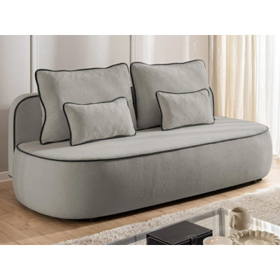 Vero 3 Seater Convertible Fabric Sofa Bed with Storage