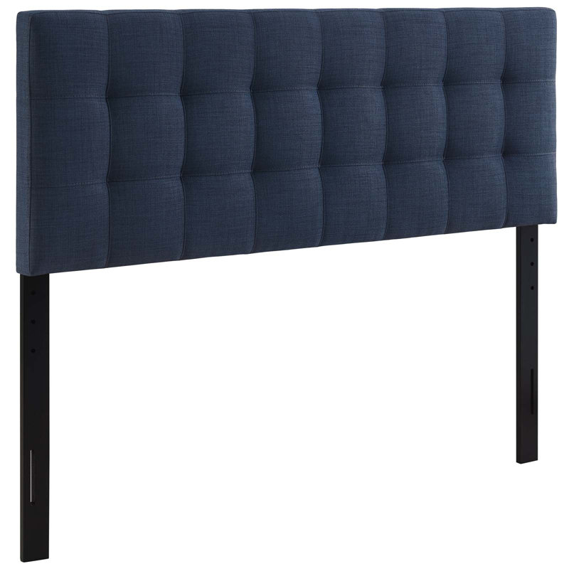 Lily Upholstered Fabric Headboard, Queen, Ivory