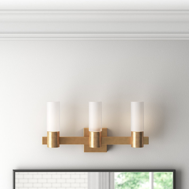 Tremper 3 Light Frosted Dimmable Vanity Light
