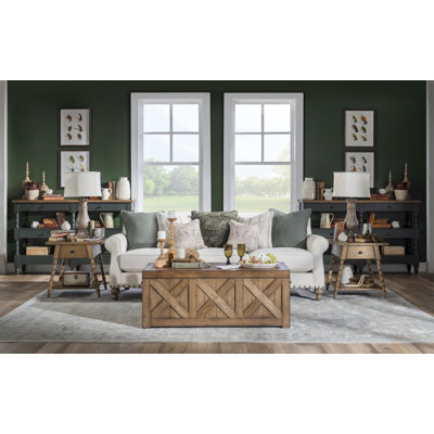 Commode d'appoint Country Living Vintage de Country Living (2 tiroirs, 2 portes)