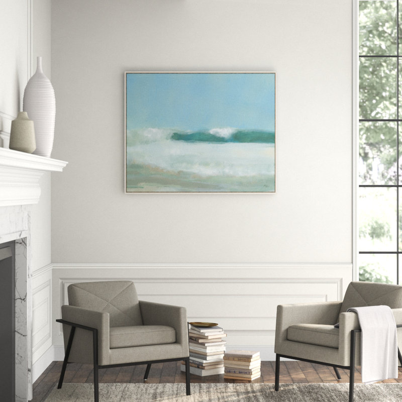 Big Wave' Framed Print on Canvas