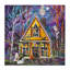 Toile de maison d'Halloween, signée Estelle Grengs-1692803923