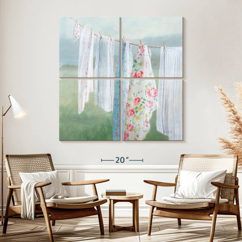 Kerner Laundry Day I, 57" H x 57" W