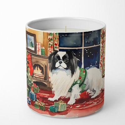 Caroline's Treasures Christmas Tree Scented Tumbler Candle With Ceramic Holder In Multi Color;multi Color
