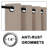 Eliott Solid 100% Blackout Thermal Insulated Grommet Curtain Panels Heat and Full Light Blocking Curtains for Living Room with Black Liner 2 Panels Set-1368898059-1352076464