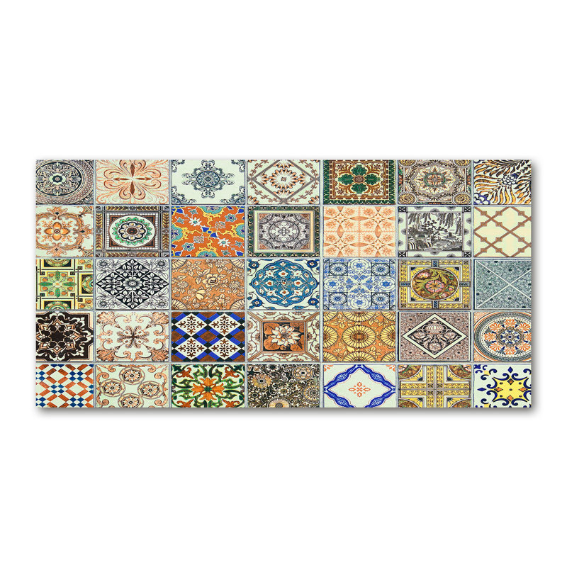 Ceramic Tiles - Wrapped Canvas Print