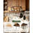 Ceiling Mount Pot Holder with 18 Hooks, Rustic Brown Space Saving Cookware Organizer for Kitchen