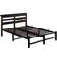 Lit double robuste, lumières, tablette de rangement, cadre de lit de nuit apaisant, tête de lit, chargement, rangement, chambre calme-1155903270-1155903271