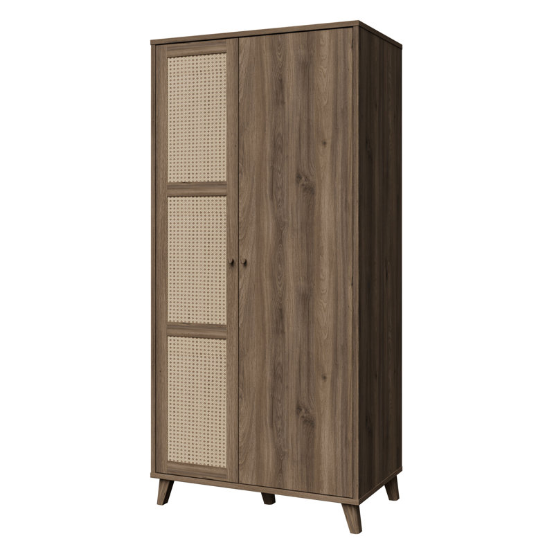 2 Door Manufactured Wood Wardrobe
