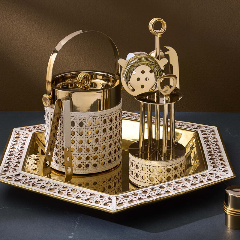 Basketweave Serving Tray