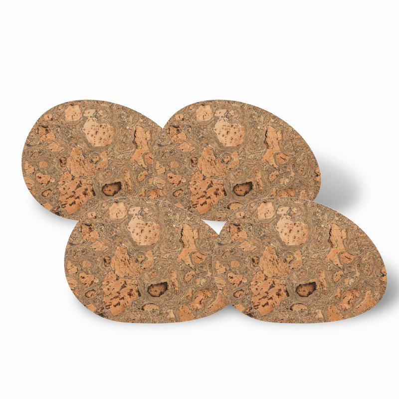 Set 4 Egg Shape Placemats