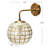 Winebarger Capiz and Metal Wall Sconce