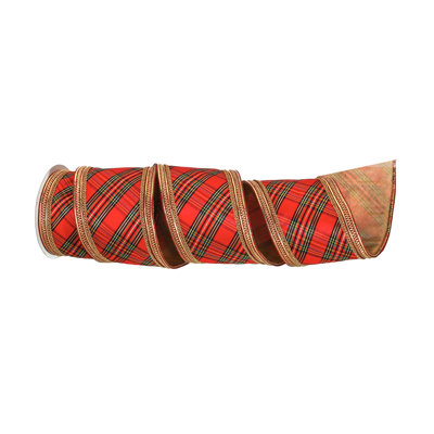 Ruban tartan à carreaux