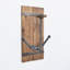 Portemanteau mural 4 crochets en bois massif Mounce