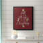 «Merry Little Christmas», toile encadrée de qualité supérieure - prête à être accrochée-1860083813-1860083814