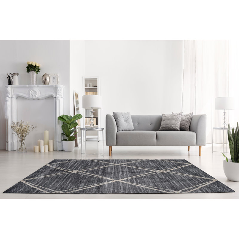 Aon No Pattern And Not Solid Colour Area Rug, Rectangle 200cm x 290cm 