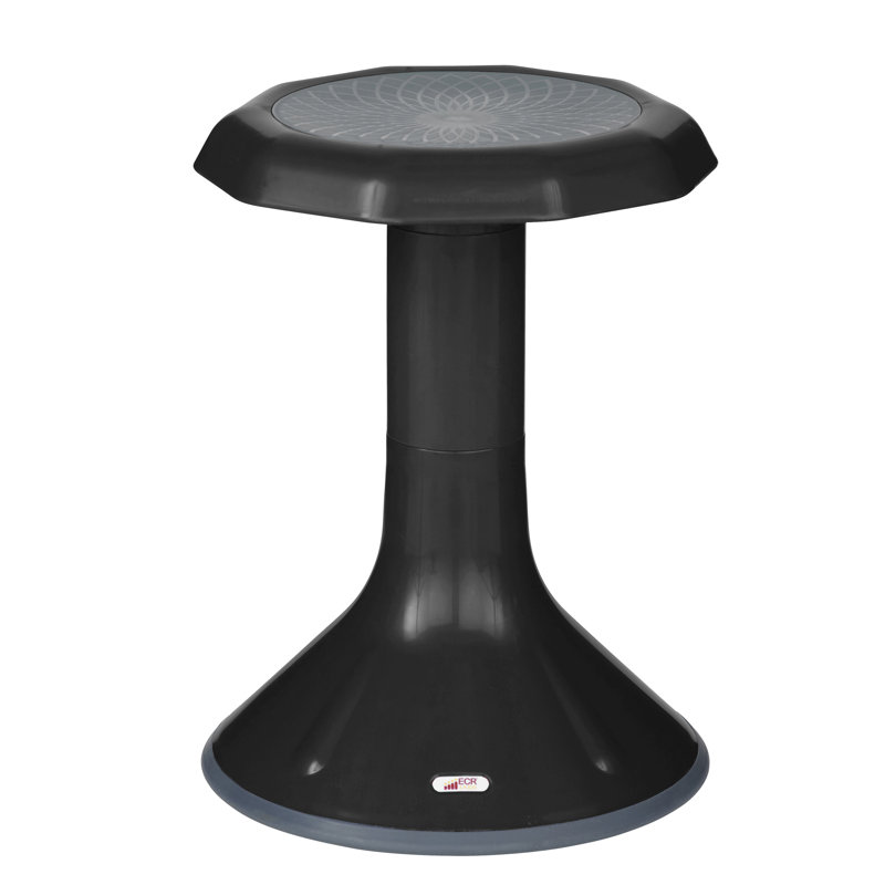 Tabouret ECR4Kids ACE, 18", Noir