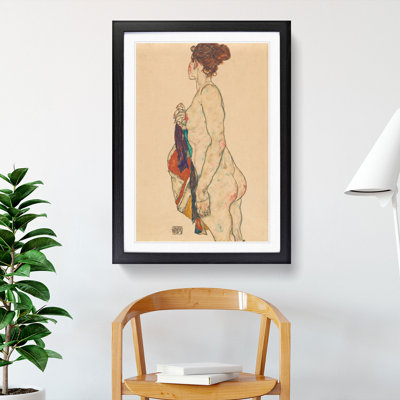 Nude Female Vol.1 by Egon Schiele - Picture Frame Painting