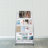 Simlai 44" H 4 Tier Free Standing Magazine Rack with Casters