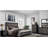 SOLUTO GREY AND BLACK NIGHTSTAND