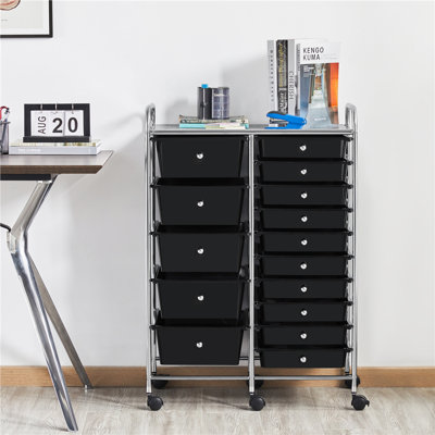 91cm H x 63cm W Utility Cart with Wheels