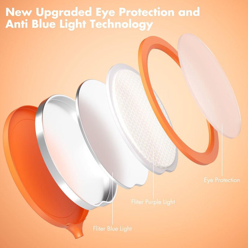 Lampe sur pied pour le salon, Orange