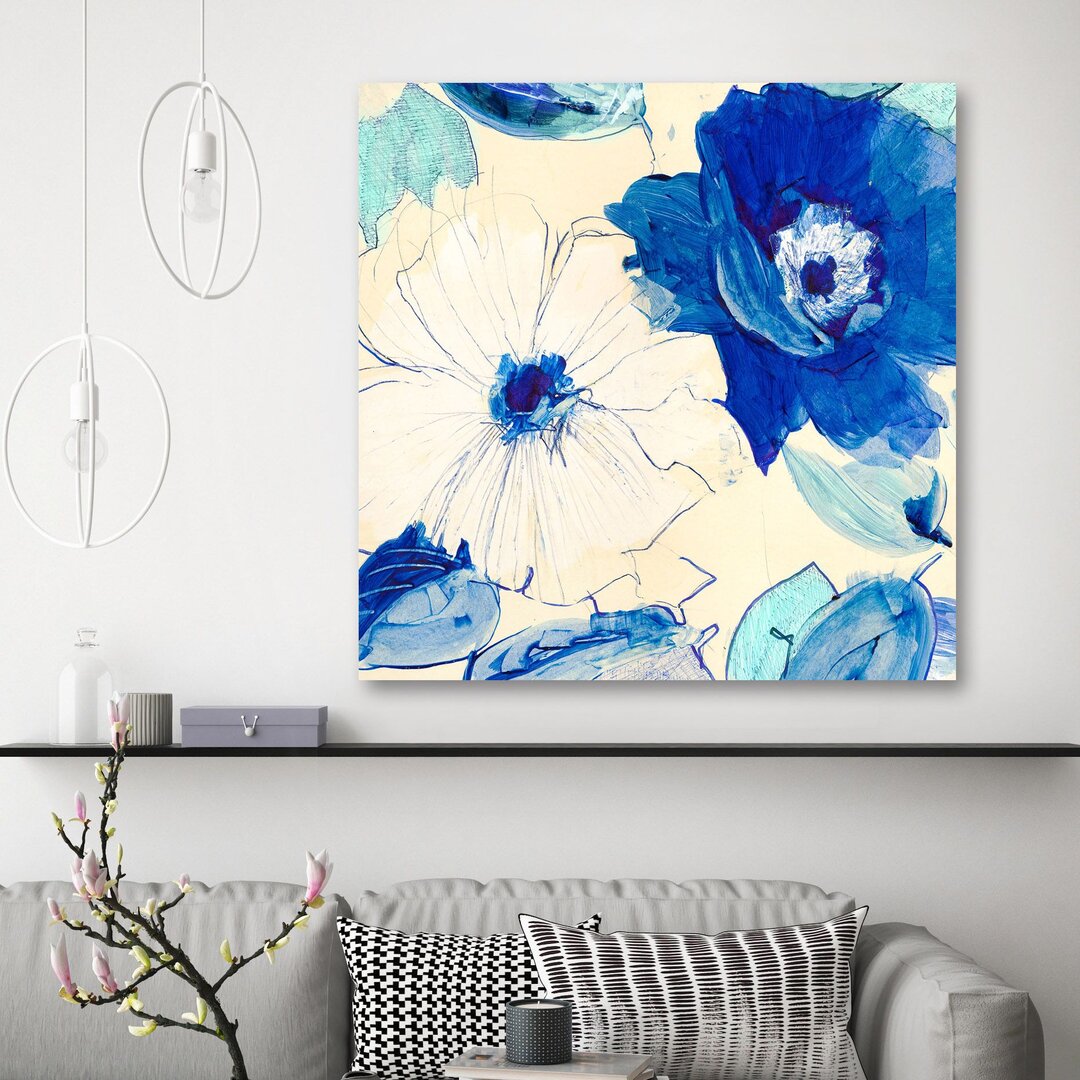 Wandbild Toile Fleurs I von Kelly Parr