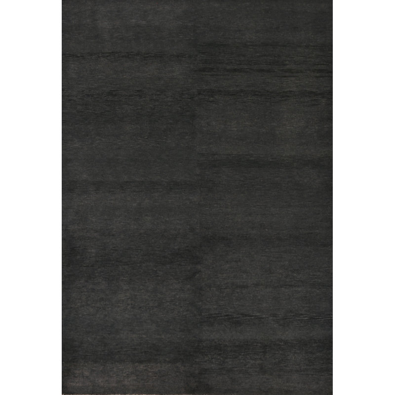 Tapis contemporain à teinture végétale Gabbeh 6 x 9
