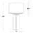 Cosmo 28" Metal Table Lamp-466047168
