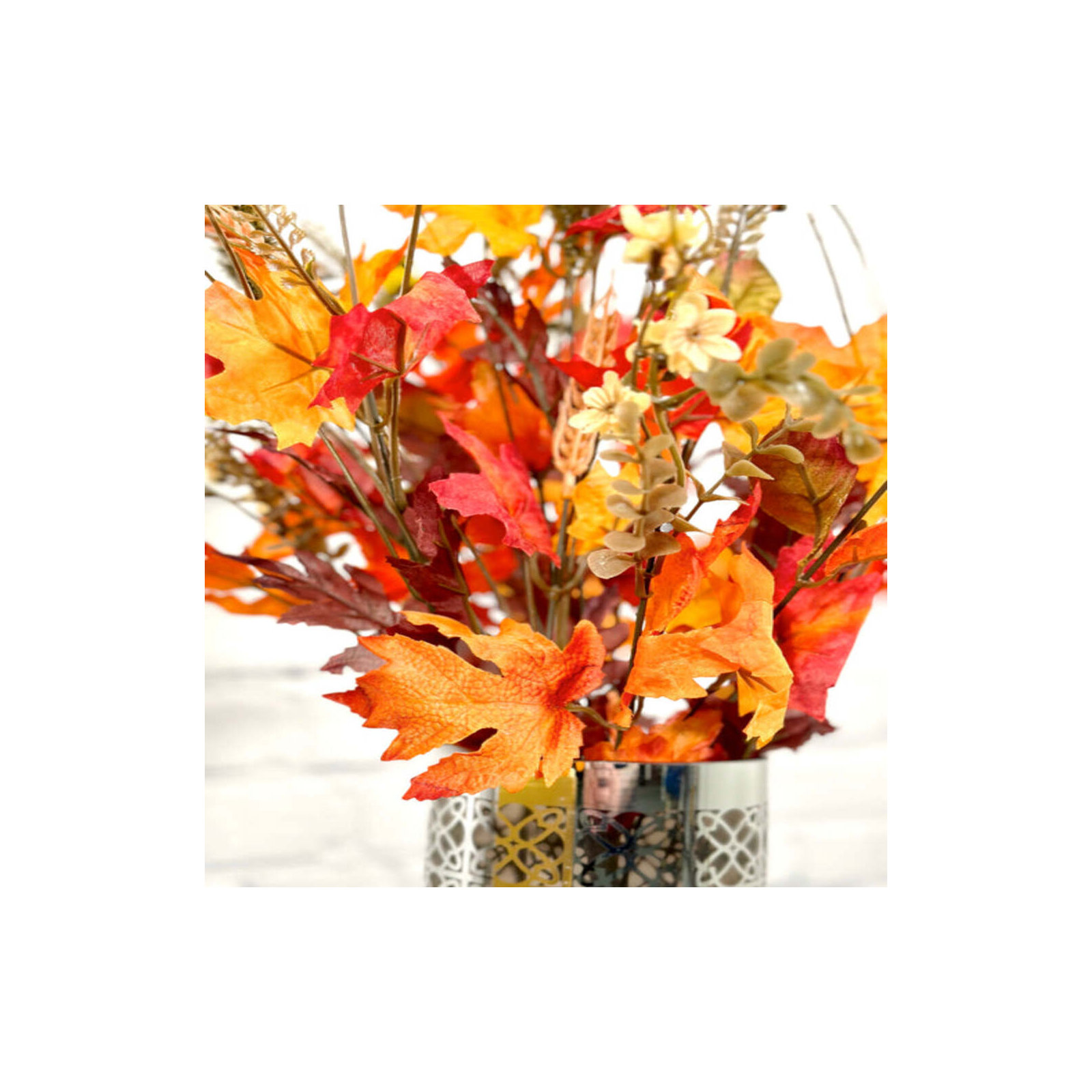 Artificial Autumn Hydrangea Floral Arrangement