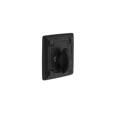 Arts And Crafts Single Sided Deadbolt Oil Rubbed Bronze Finish