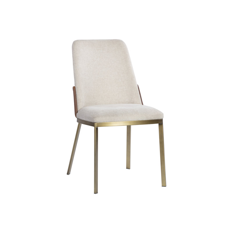 Marie Upholstered Dining Chair, Taupe