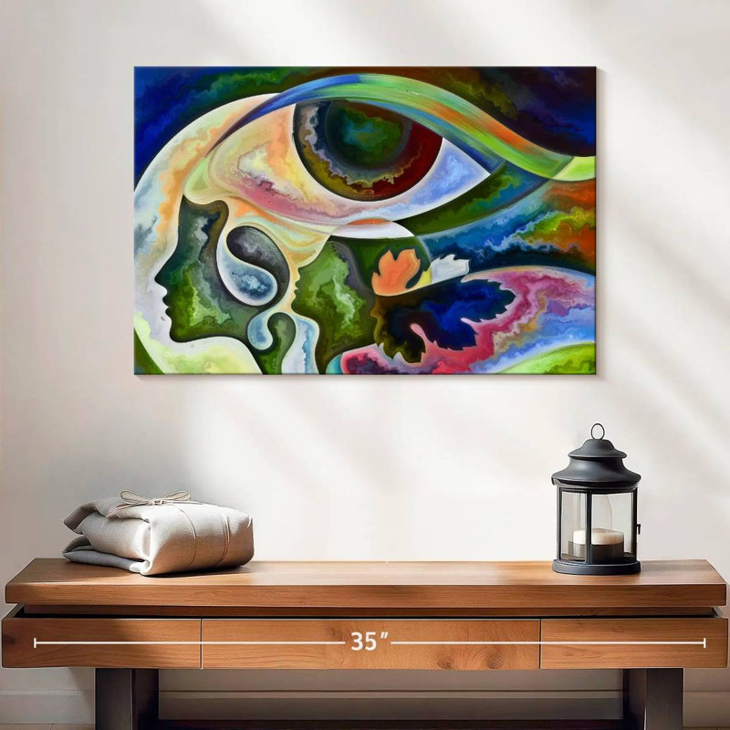 Avery Relationships In Texture Abstract, 16" H x 24" W