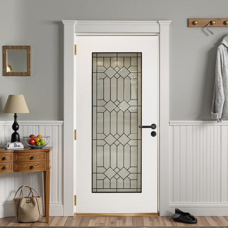 Porte d'entrée intérieure en fibre de verre 36 po x 36 po, Gauche