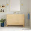 Meuble-lavabo Cascade 48 po en chêne naturel-98796189-121677768-121677769