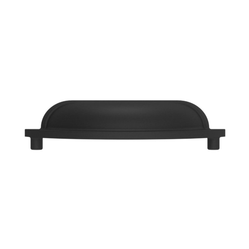 4424 Cup Pull, Satin Black