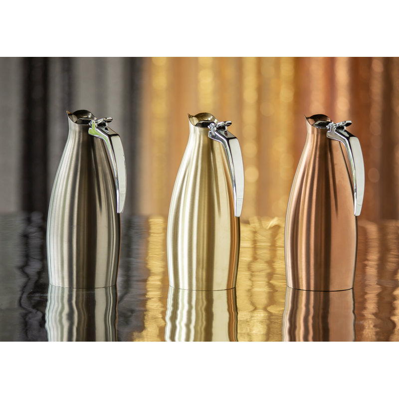 Bronze Stainless Steel Vacuum Insulated Carafe, 33.8 oz