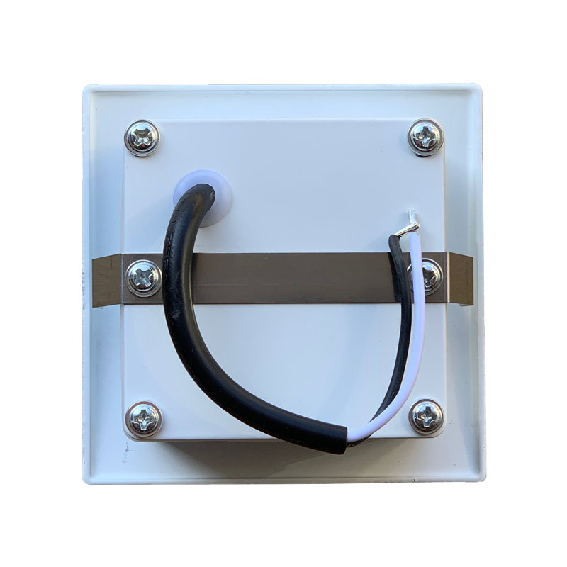 Marchepied STA03 blanc câblé à basse tension, Blanc