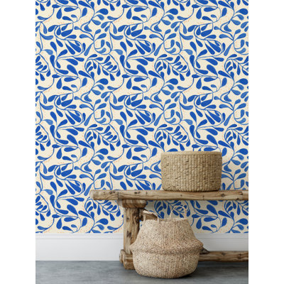 Wallflower Vines 33' L x 20.5" W Wallpaper Roll