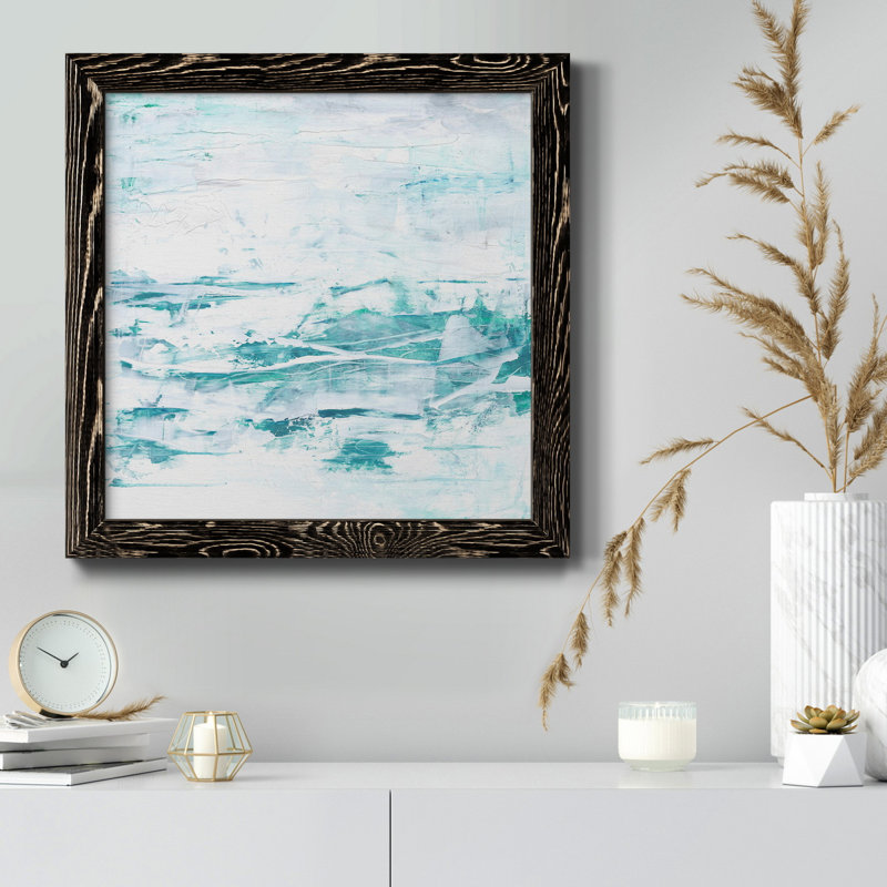 Caraibes Caraïbes I - Toile encadrée de qualité supérieure - prête à être accrochée, Noir, H 31,5 po x l 31,5 po x P 1,5 po