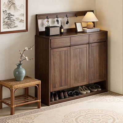 Armoire à chaussures sur pied de style chinois